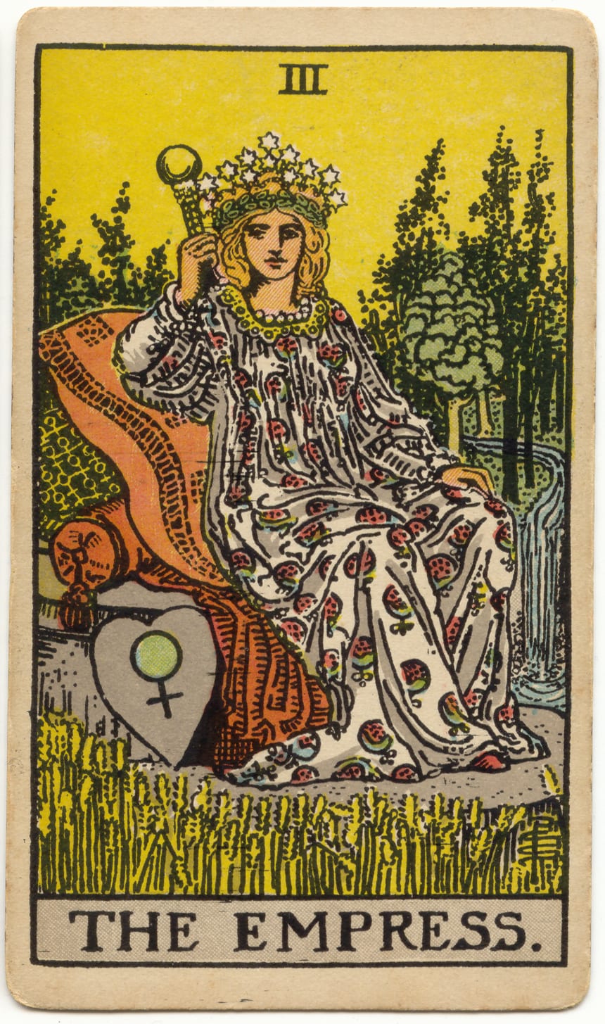 İmparatoriçe Rider–Waite–Smith tarot kartı