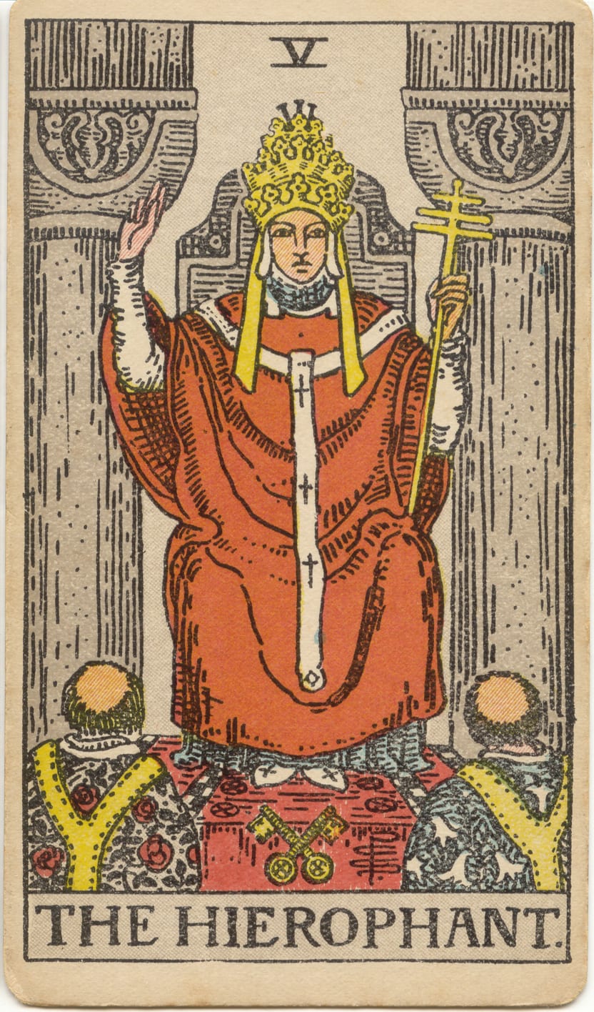 The Hierophant Rider–Waite–Smith tarot card