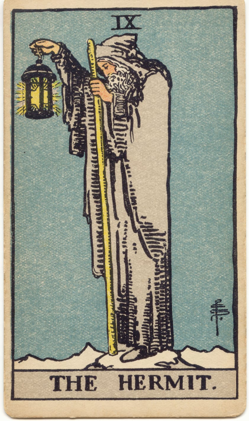 Ermiş Rider–Waite–Smith tarot kartı