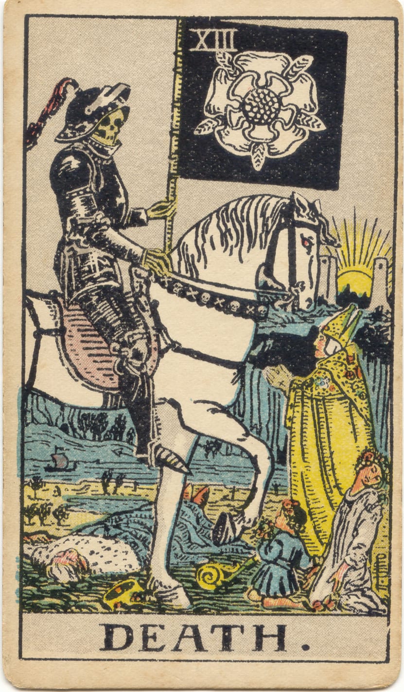 Death Rider–Waite–Smith tarot card