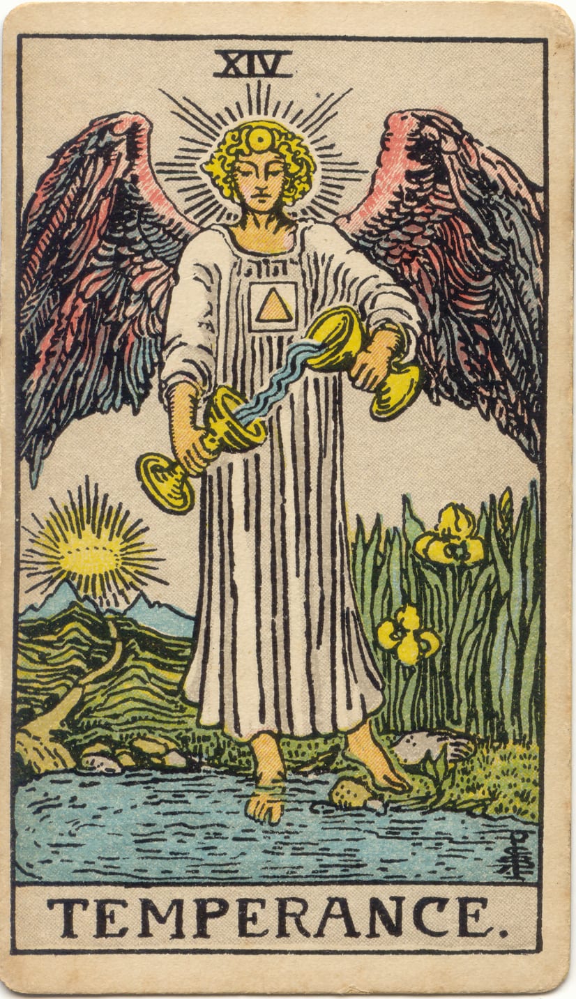 İtidal Rider–Waite–Smith tarot kartı