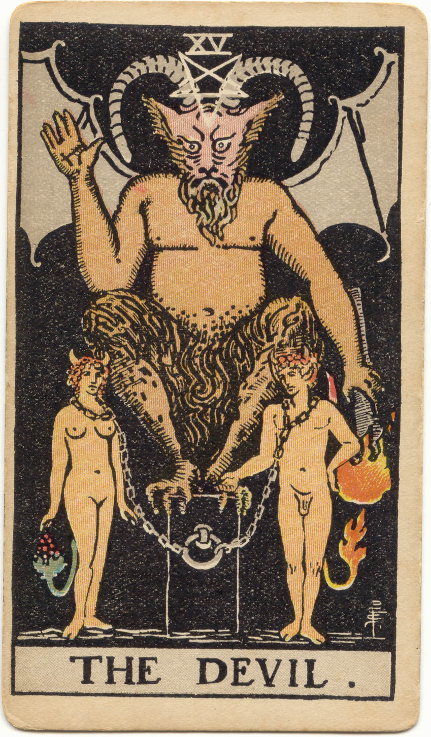 The Devil Rider–Waite–Smith tarot card