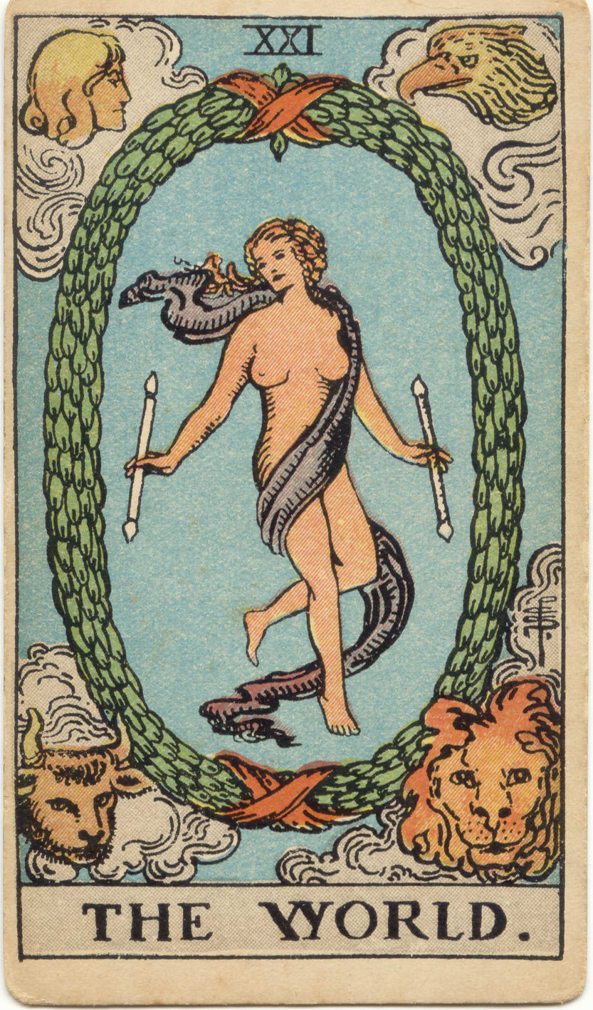 Dünya Rider–Waite–Smith tarot kartı