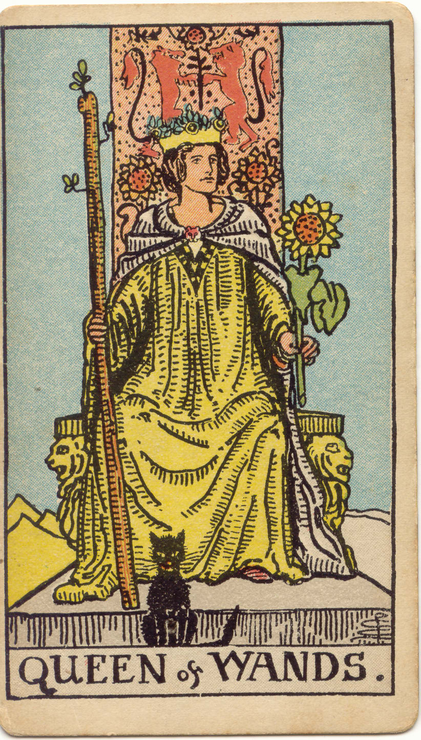 Queen of Wands Rider–Waite–Smith tarot card